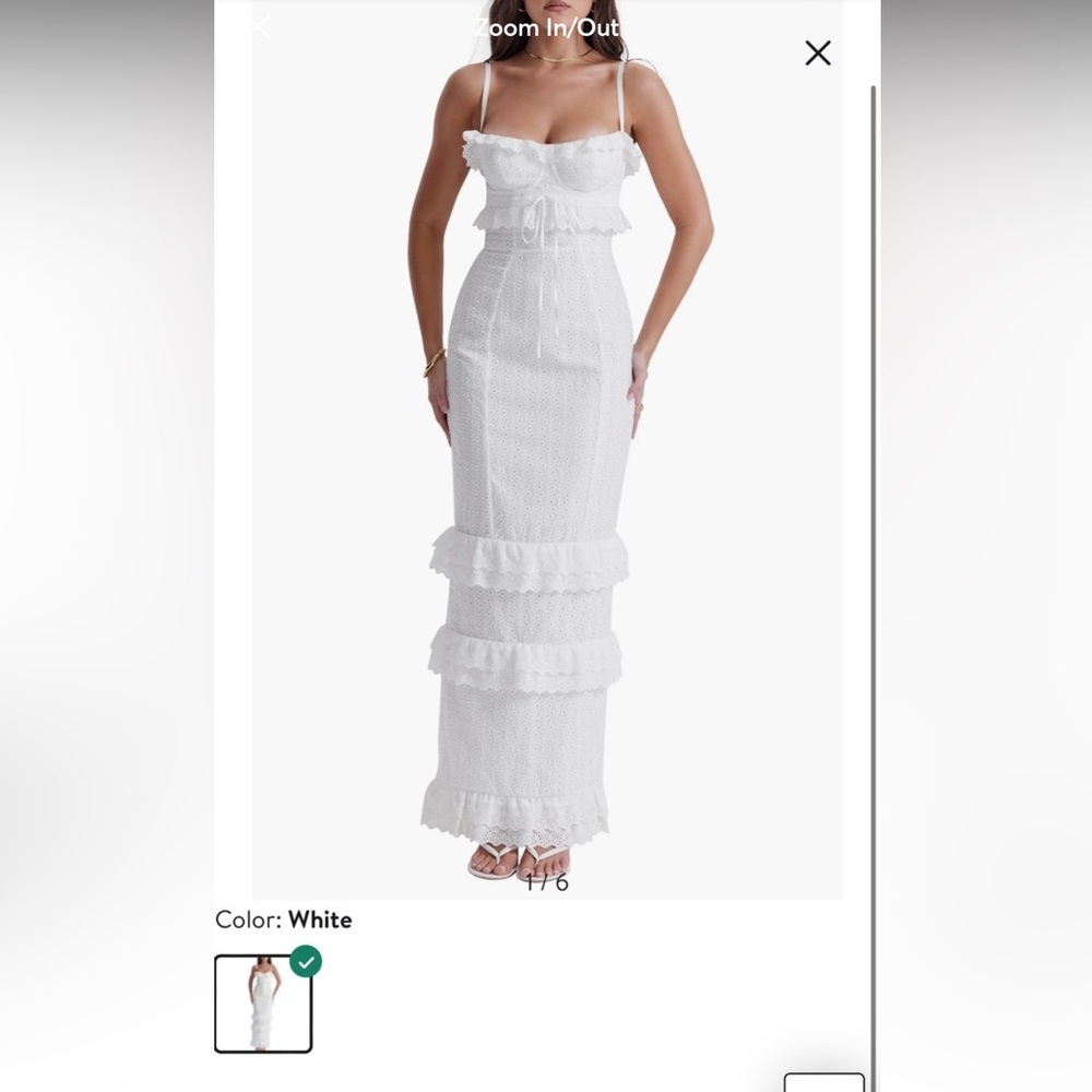 House of CB EVE Ruffle Dress